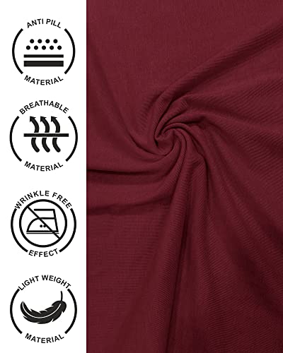 EYEBOGLER Polo Neck Full Sleeve Printed Casual Men Tshirt Wine Red Black
