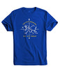 ADRO Die with Memories Not with Dreams Mens Cotton Printed T-Shirt (R21-M-DIE-RB_Royal Blue_XL)