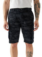 The Souled Store Navy Camo Men Regular Fit Cotton Cargo Shorts Sweatshorts MenS Sweat Shorts Athletic Lounge Gym Running Workou