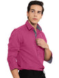 Tee Projekt Cotton Office wear Shirt|| Solid Shirt for Mens|| Casual Shirt for Men||Long Sleeve Spread Collar Shirt for Men Pin