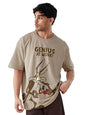 The Souled Store|Official Looney Tunes: Magic Mushroom Mens And Boys Oversized T-Shirts|Half Sleeve|Loose Fit Graphic Printed| 8