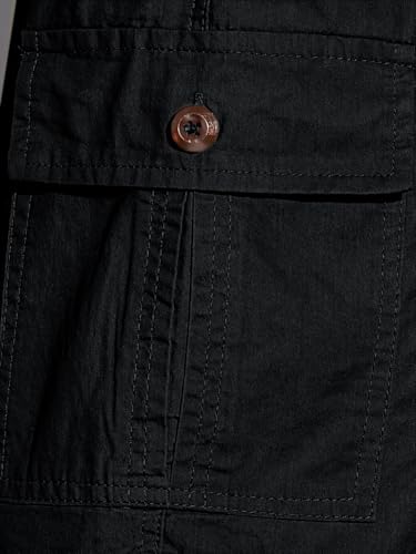 Greciilooks MenS Casual Shorts (Gl-M.Short-Sh339_Black