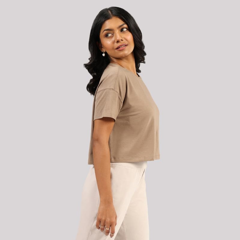 BlissClub Womens Softest Tee Boxy Crop