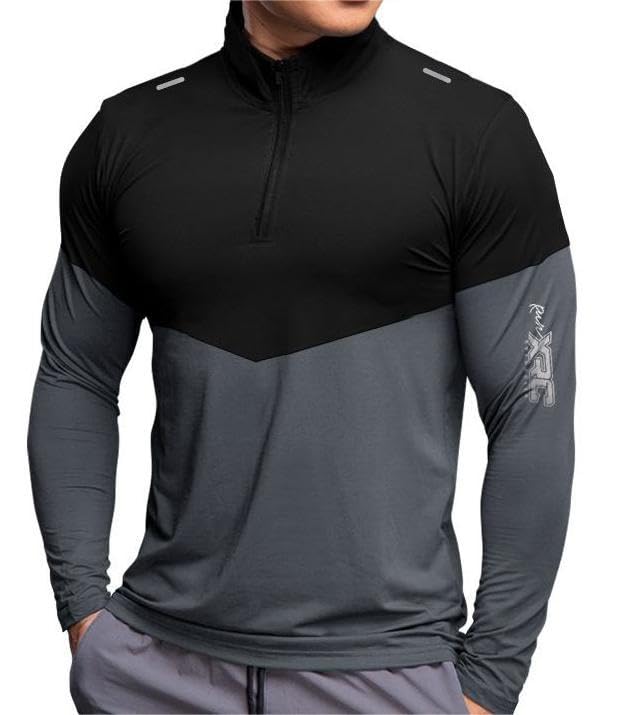Noble Monk MenS Active Wear Regular Fit T Shirt |Full Sleeves |Casual T-Shirt For Men
