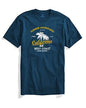 ADRO Summer Adventures California Mens Printed T-Shirt (XL, Steel Blue)