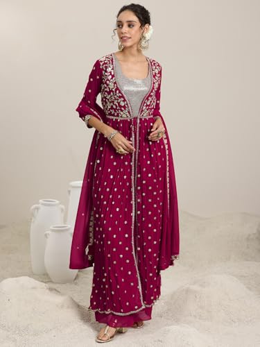 Libas WomenS Georgette Co-Ord Set (49250R