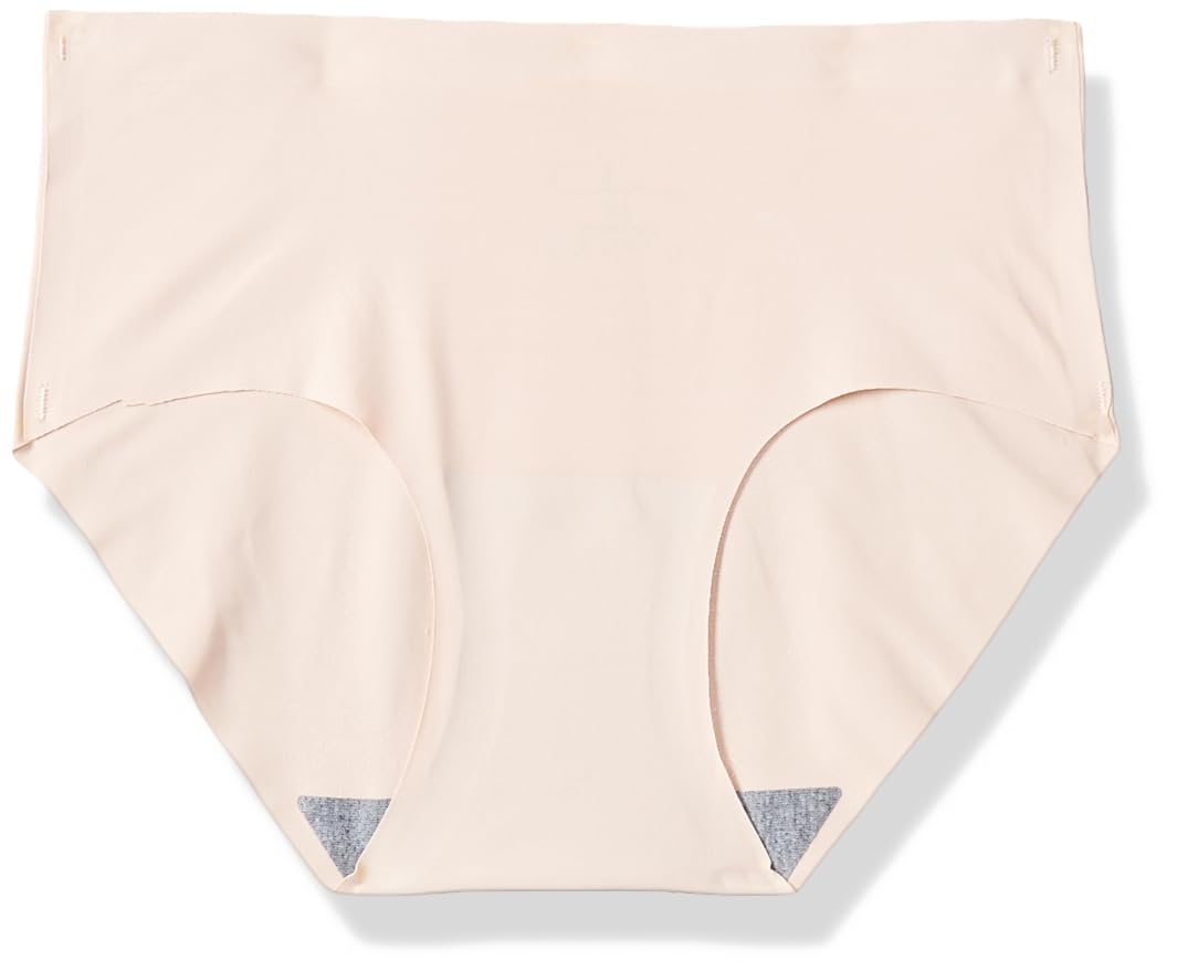 Clovia Womens Mid Waist Seamless Laser-Cut Hipster Panty (PN2430P34_Peach_XS)