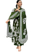 Toochki Salwar Suit With Dupatta For Women | Anarkali Salwar Suit With Dupatta For Women | Floral Printed With Embroidered Work