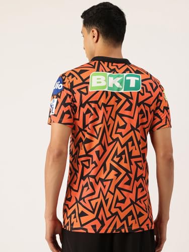 Playr UnisexS Regular Fit Jersey (Prsrh25-Fanjhs-Plain-Adult_Orange