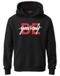 ADRO Men's Cotton Hooded Neck Hoodie/Sweatshirt (H21-M-BYO-BL_Black_M)