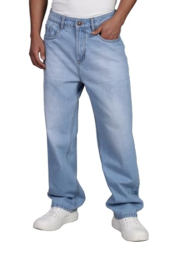 INKD Mens Relaxed Jeans (INKSS25MJN-601_Denim Drama