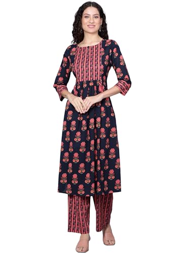 idaLia Multicolour Floral Printed Kurta Set