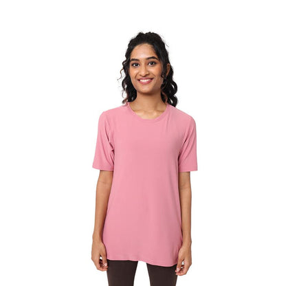 BlissClub Women The Breezy Kur-Tee | Top with Side Slits | BreezeFlo Fabric | Activewear for Women