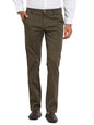 Turtle Men Cotton Stretch Olive Print Ultra Slim Fit Casual Trouser