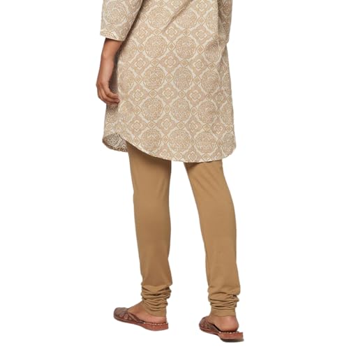 Fabindia WomenS Cotton Churidar (2103222Beige_Beige
