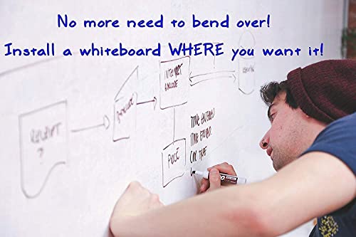 YAJNAS Whiteboard Wall Sticker for School, Office & Home | Self-Adhesive, Removable, Waterproof Whiteboard Wallpaper | Perfect f