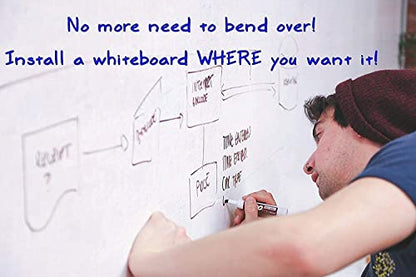 YAJNAS Whiteboard Wall Sticker for School, Office & Home | Self-Adhesive, Removable, Waterproof Whiteboard Wallpaper | Perfect f