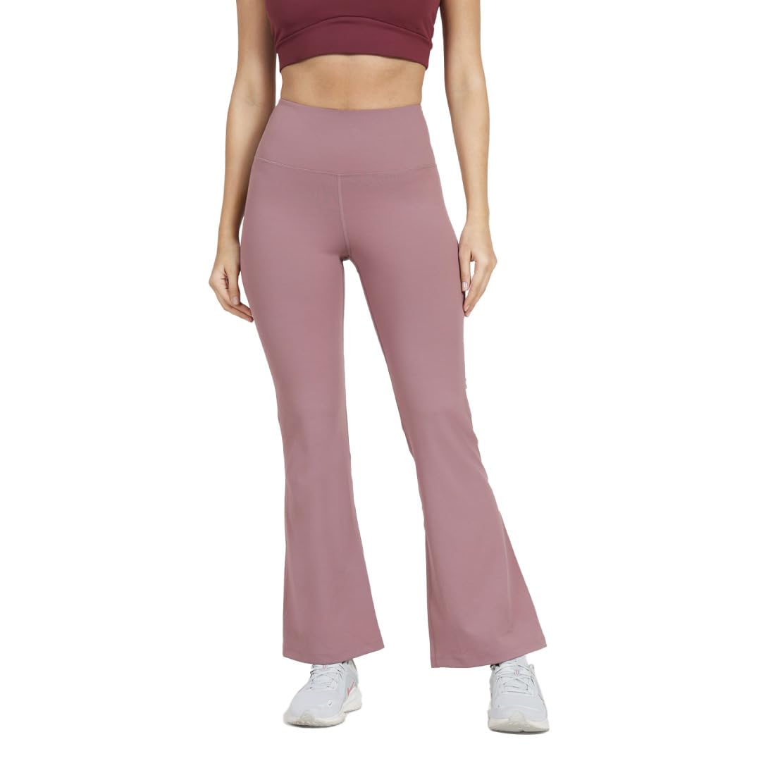 BlissClub Womens The Ultimate Flare Pants Lite| Relaxed Fit High Waist|Ankle Length Pants with Back Pocket