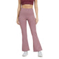 BlissClub Womens The Ultimate Flare Pants Lite| Relaxed Fit High Waist|Ankle Length Pants with Back Pocket