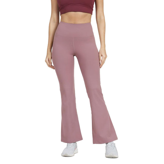 BlissClub Womens The Ultimate High Rise Flare Pants Lite-Tall|Relaxed Fit High Waist|Ankle Length Pants with Back Pocket,Lavend