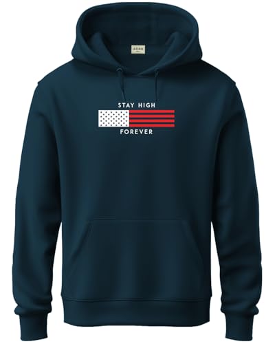 ADRO Cotton Sweatshirt for Men | Mens Hoodies | H24-FLAG-SB-S Teal