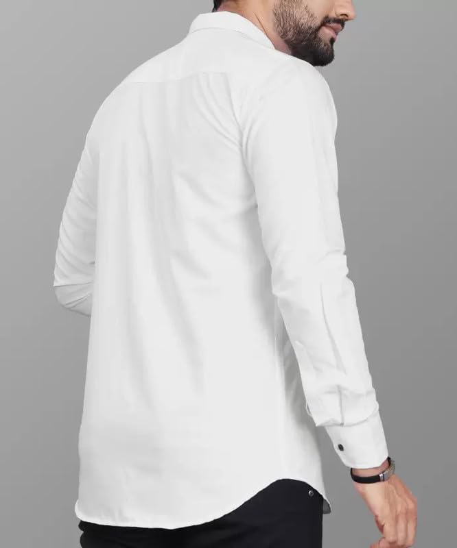 Tee Projekt Casual Cotton Long Sleeve Shirt for Men Formal Wear Regular Wear
