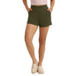 BlissClub Groove-in Cotton Shorts | Cotton Shorts | Side Pockets | Stretchy |Curved Hem