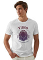 Peppyzone Mens Regular Fit T-Shirt (PZ-ZodiacVirgo6012_White