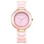 Titan Analog Pink Dial WomenS Casual Watch, Dark Pink Ceramic, Casual