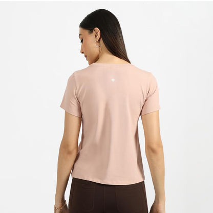 BlissClub Women The Last Tee - Round Neck tee | Womens t-Shirt |  Sleeves | Last 750+ Washes | Cotton Tee