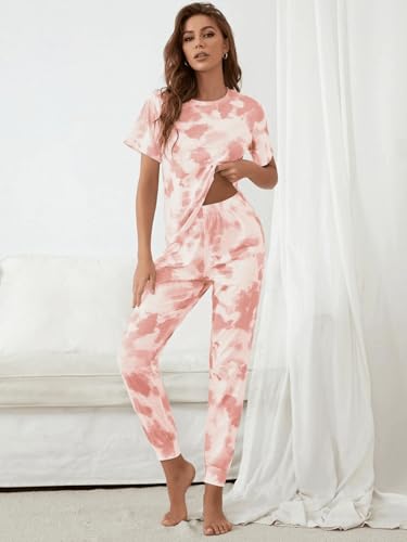 SHIENZY Womens Stylish Avacado Printed Night Suit || T-Shirt & Pyjama for Nightwear Set || Casual Lounge & Sleep Wear for Girls
