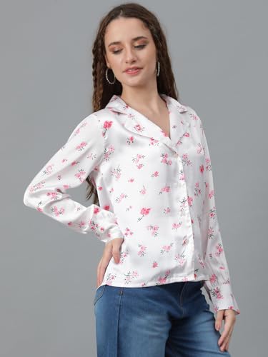KOTTY Womens Relaxed Fit Printed Casual Shirt