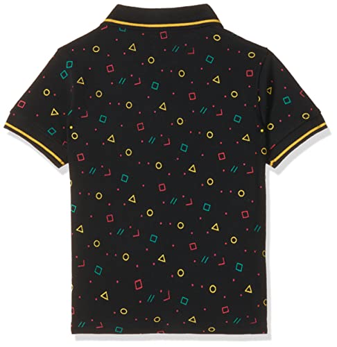T2F Boys Cotton Regular Fit T-Shirt Black