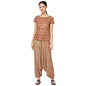 Fabindia Women Printed 2 Piece Harem Set Cotton_L Red-Beige