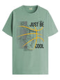 ADRO Men's Graphic Printed 100% Cotton T-Shirt - Regular Fit, Printed T-Shirts for Men (RN24-BCL-PT_Pista_XL)