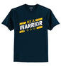 ADRO Be A Warrior Design Printed T-Shirt for Men (RNR-S36-WAR-SB_Teal_XL)