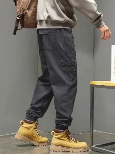 Leriya Fashion MenS Cargo Pants With Pockets | Cotton Joggers For Men | 6 Pocket Jeans Pant | Casual Trousers For Men (Lf-Tp-11