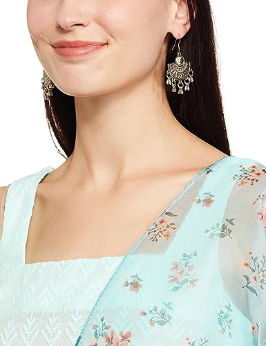 Ketch WomenS Polycotton Tunic Sharara And Dupatta (Khk3000754_Aqua