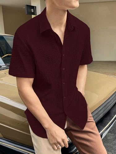 Greciilooks For Casual Stylish Polycotton Regular Formal Shirt