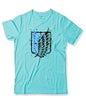 ADRO Mens Attack on Titan Cotton T-Shirt (M, Mint)