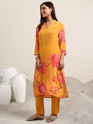 Libas WomenS Silk Blend Kurta Set (99488