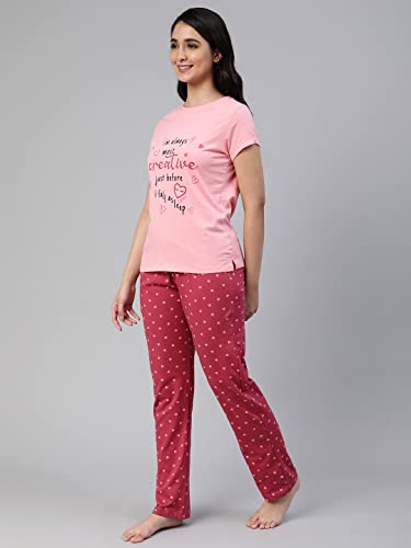 Lyra 701 Premium Cotton Printed Night Suit For Women