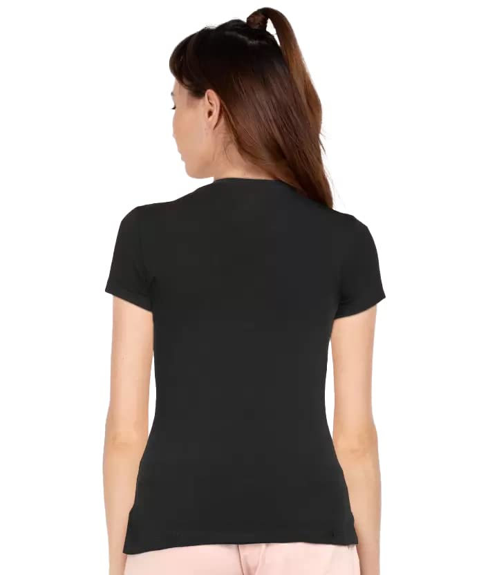 Lyra Pure Cotton Round Neck Printed T-Shirt For Women
