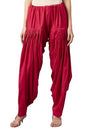 Aurelia WomenS High Rise Loose Fit Patialas (Crk60025-01123_Red_X-Large), Xl