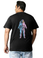 Bewakoof Mens Universal Astro Graphic Printed Cotton Jersey Plus Size T-Shirt - Oversized Fit, Round Neck, Half Sleeves_595701_