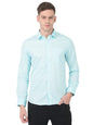 Turtle Men Cotton Blue Regular Fit Printed Shirts