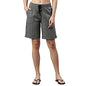 Enamor Essentials Womens Mid Rise Relaxed Fit 100% Cotton Knee Length Shorts Bermuda with Elasticated Waistband and Pockets - E0