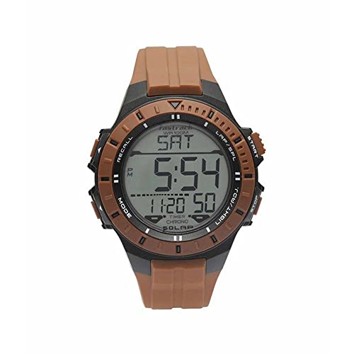 Fastrack Ft Digital Gray Dial MenS Watch-38067Pp02, Grey, Modern