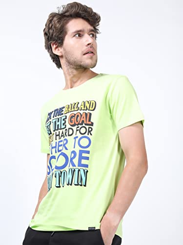 Ketch MenS Slim Fit T-Shirt (Khts000108_Light Green