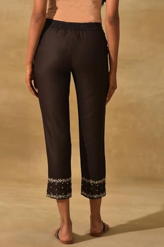 Folksong Strechable Slim Pants for Women | Trousers for Women | W for Woman